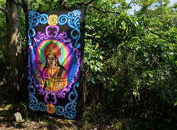 ブラシペイントバティック(ドゥルガ-) - サブ2