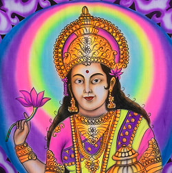 ブラシペイントバティック(ドゥルガ-) - サブ3