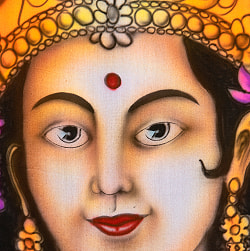 ブラシペイントバティック(ドゥルガ-) - サブ5