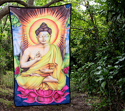 ブッダの最高級ブラシペイントバティック【240cm x 140cm】 - サブ2