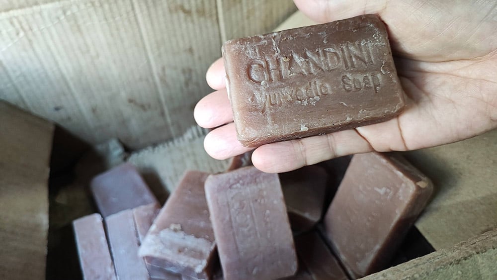 アーユルブリス　トリパラ　ソープ 75g[AYURBLISS TRIPHALA SOAP]12枚目の下部説明写真です