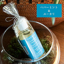 オウロシカ　マッサージオイル　ブルー - Auroshika Aromatherapy Massage Oil - Peppermint & Eucalyptus 60mlの商品写真