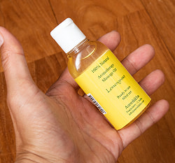 オウロシカ　マッサージ　イエロー - Auroshika Aromatherapy Massage Oil - Lemongrass 60ml - サブ4
