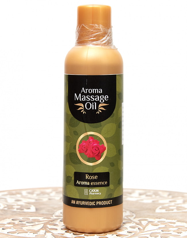 ＣＫＫＭ　ローズ マッサージオイル[Rose Aroma Massage Oil 100ml]の写真1枚目です。全体写真ですアーユルヴェーダオイル,シロダーラ,オイル,マッサージ,CKKM