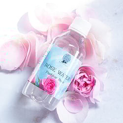 【200ml】プシュカル ダマスク ローズ ウオーター【無添加・古式手作り 生バラだけの化粧水】 - サブ2