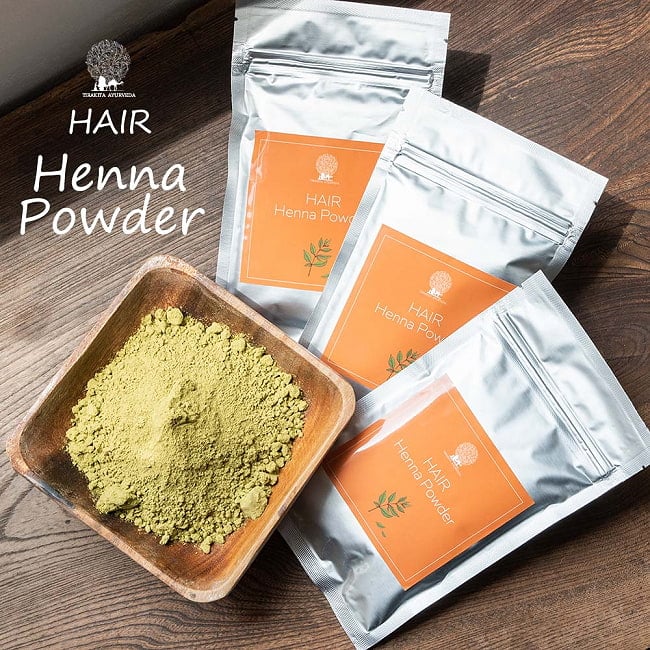 髪の毛用　ティラキタ　ヘナ　 パウダー 100g[HAIR Henna Powder]の写真ヘナ,メヘンディ,インドのハーブ,ヘナタトゥー,Mehendi,ヘナ　白髪染め