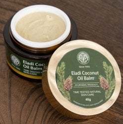 ＡＶＰ　エラディ　バーム - アーユルヴェーダのオイルと蜜蝋のバーム[Eladi Coconut Oil Balm 40g]