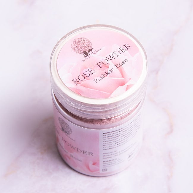 プシュカル ダマスク ローズ パウダー 35g 4 - 上からの様子です。