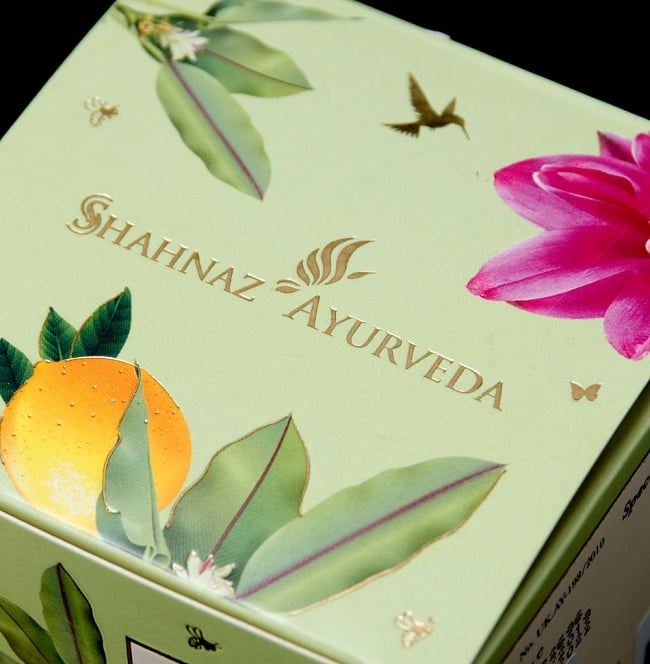  シャーデュー SHADEW - シャナーズ アーユルヴェーダ(Shahnaz Ayurveda) 2 - パッケージを別の角度から撮影しました