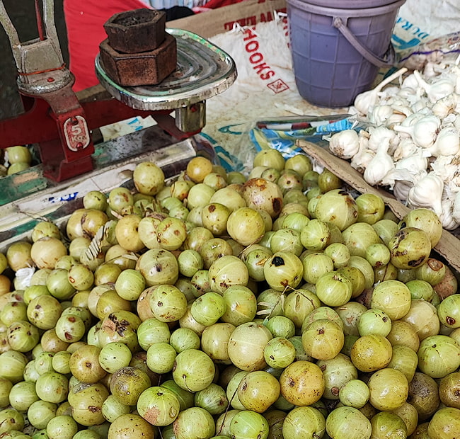 【送料無料・4個セット】アムラパウダー [AMLA POWDER] - 100g 7 - インドの市場のアムラをアップにしました