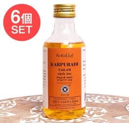 【送料無料・6個セット】ＫＯＴＴＡＫＡＬ　カルプーラディ　タイラム[Karpuradi tailam 200ML]