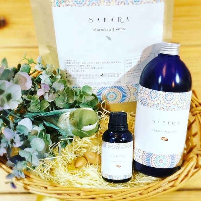 【3個セット】メヘンディ - Indy Herbsヘナパウダー - Sahara - モロカンヘナ 4 - 美しいデザインのSaharaシリーズ。デザインは異なる場合がございます。