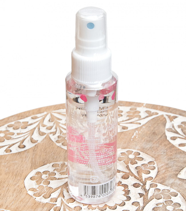 【6個セット】生バラだけの化粧水 - ダマスク ローズ ウオーター【80ml】 4 - 裏面です