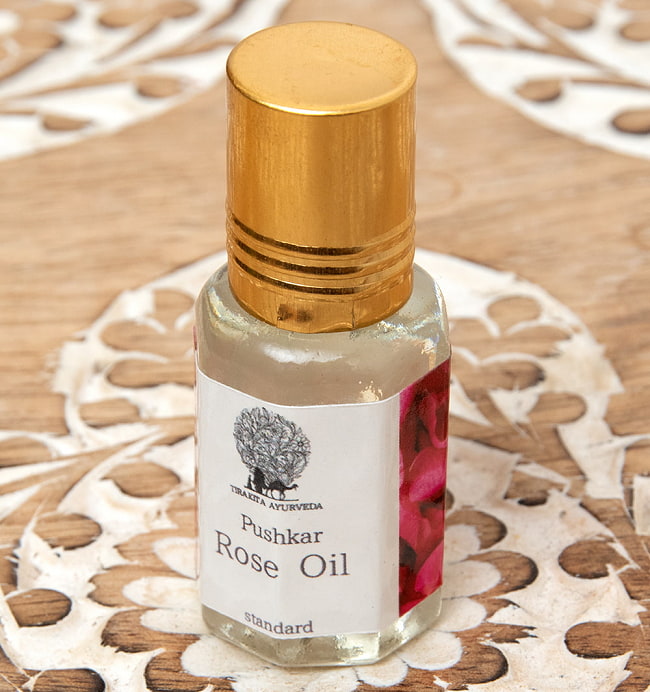 【送料無料・5個セット】プシュカル ダマスク ローズオイル【Standard 6ml 香油・香水】 5 - 斜めから撮影しました