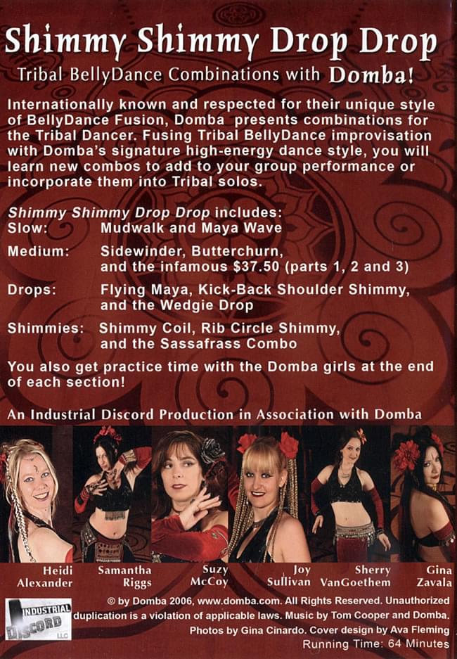 Shimmy Shimmy Drop Drop - Tribal BellyDance Combinations with Domba!の商品写真 1枚目