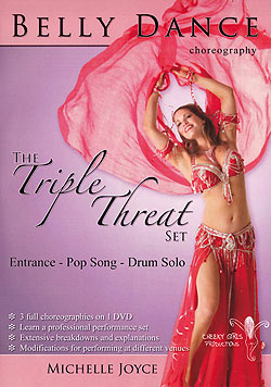 BELLY DANCE CHOREOGRAPHY - THE Triple Threat Set[DVD] (DVD-BELLY-265)
