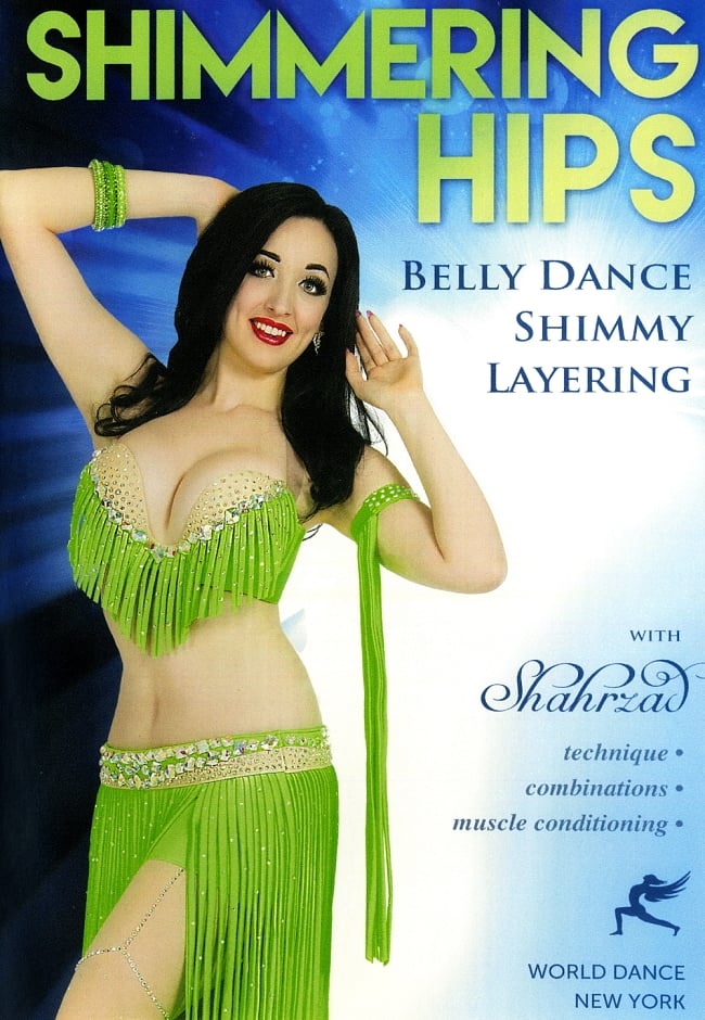 Shimmering Hips - Belly Dance Shimmy Layering[DVD]の写真1枚目です。ベリーダンス,シミー,DVD,レッスン,パフォーマンス,音楽,,Belly dance,群舞