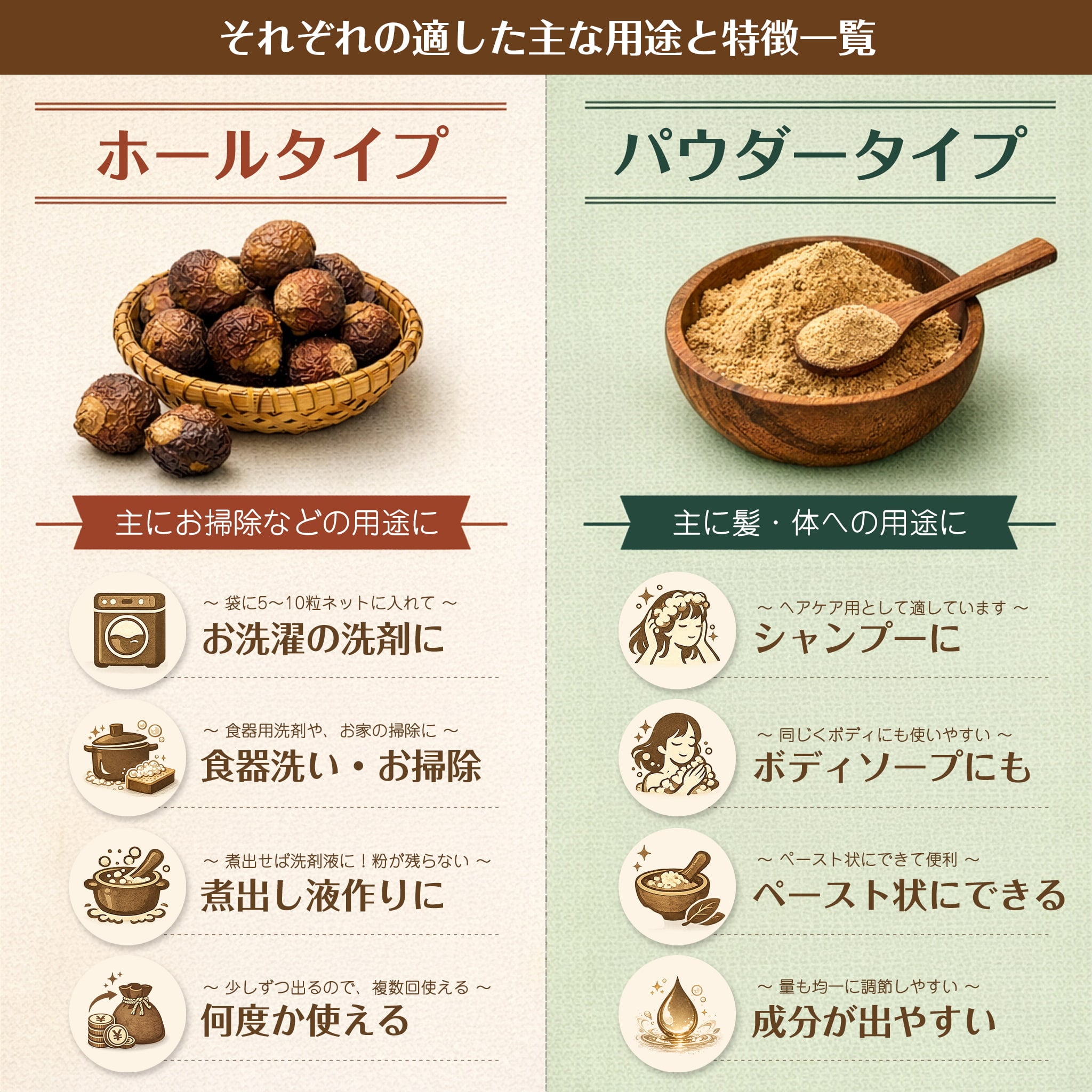 【お得な約750gセット(約250gパック×3個)】ソープナッツ　パウダー　木の実せっけん　Aritha Powder [250g]10枚目の説明写真です