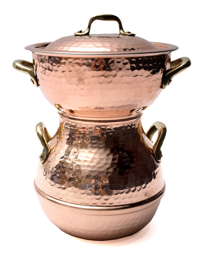 クスクス用鍋 - 銅製 2,0L（2〜3人用） の通販[送料無料