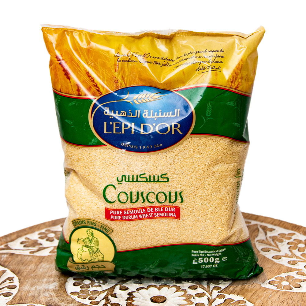 Fine　500g　COUS　D'OR】　クスクス　細粒　【L'EPI　COUS　の通販