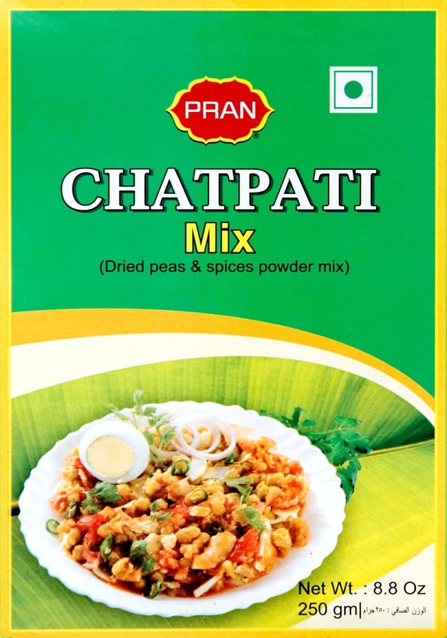 [PRAN]CHATPATI Mix -乾燥した豆とスパイスミックス 4 - パッケージを正面から撮影しました