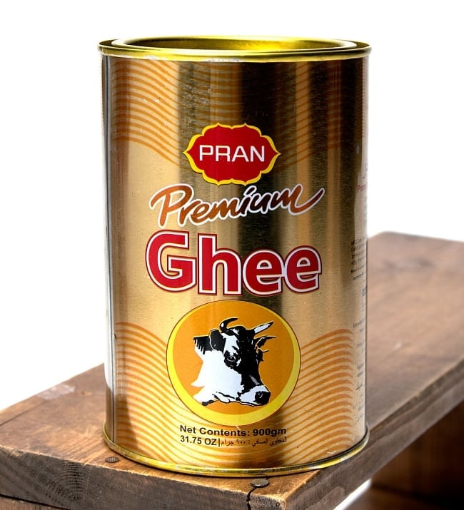 プレミアム ギー 900gm 大サイズ - Premium Ghee [PRAN]の写真1枚目です。パッケージの全体写真ですPRAN,ギー,900gm 大サイズ - Premium Ghee,バングラデッシュ