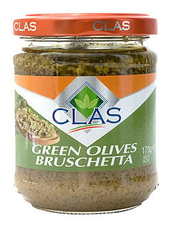 グリーンオリーブのオイル漬け - Green Olives Bruschtta 【CLAS】(FD-EURO-7)