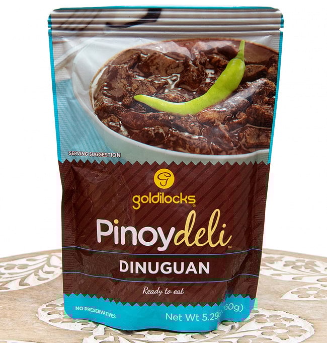 フィリピン料理 レトルト−豚肉と豚血のシチュー - Dinuguan ディニュグアン 【Goldilocks】の写真Goldilocks,フィリピン料理,フィリピン,ポーク,シチュー,レトルト