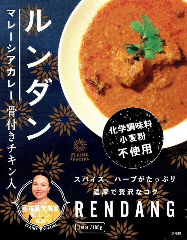 チキンルンダン・マレーシアカレー - RENDANGの写真1枚目です。全体写真ですルンダン,レンダン,シンガポール,シンガポール料理,レトルト,36チャンバーズ・オブ・スパイス