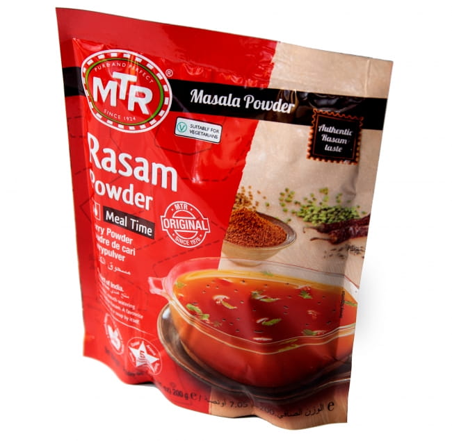 ラサム カレー パウダー Rasam Powder 【MTR】 5 - 斜めから撮影しました