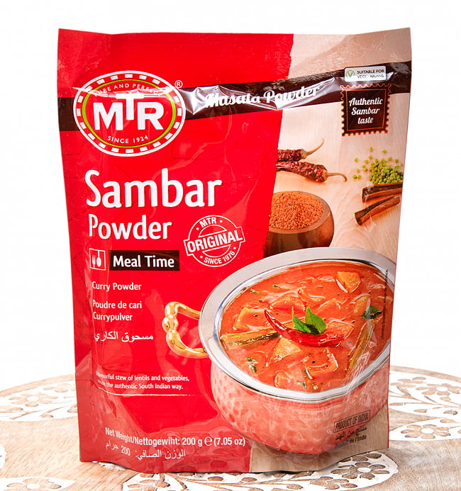 サンバルカレーパウダー Sambar Curry Powder 【MTR】の写真
