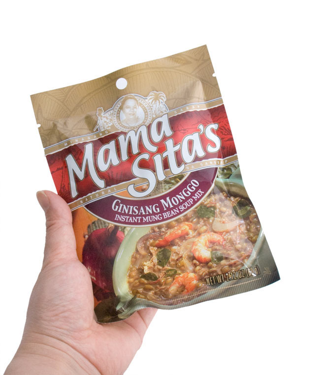 フィリピン料理 ギニサング ムンゴの素 - nisang Monggo 【MamaSita’s】 4 - この一袋で約1人分のスープが作れます。