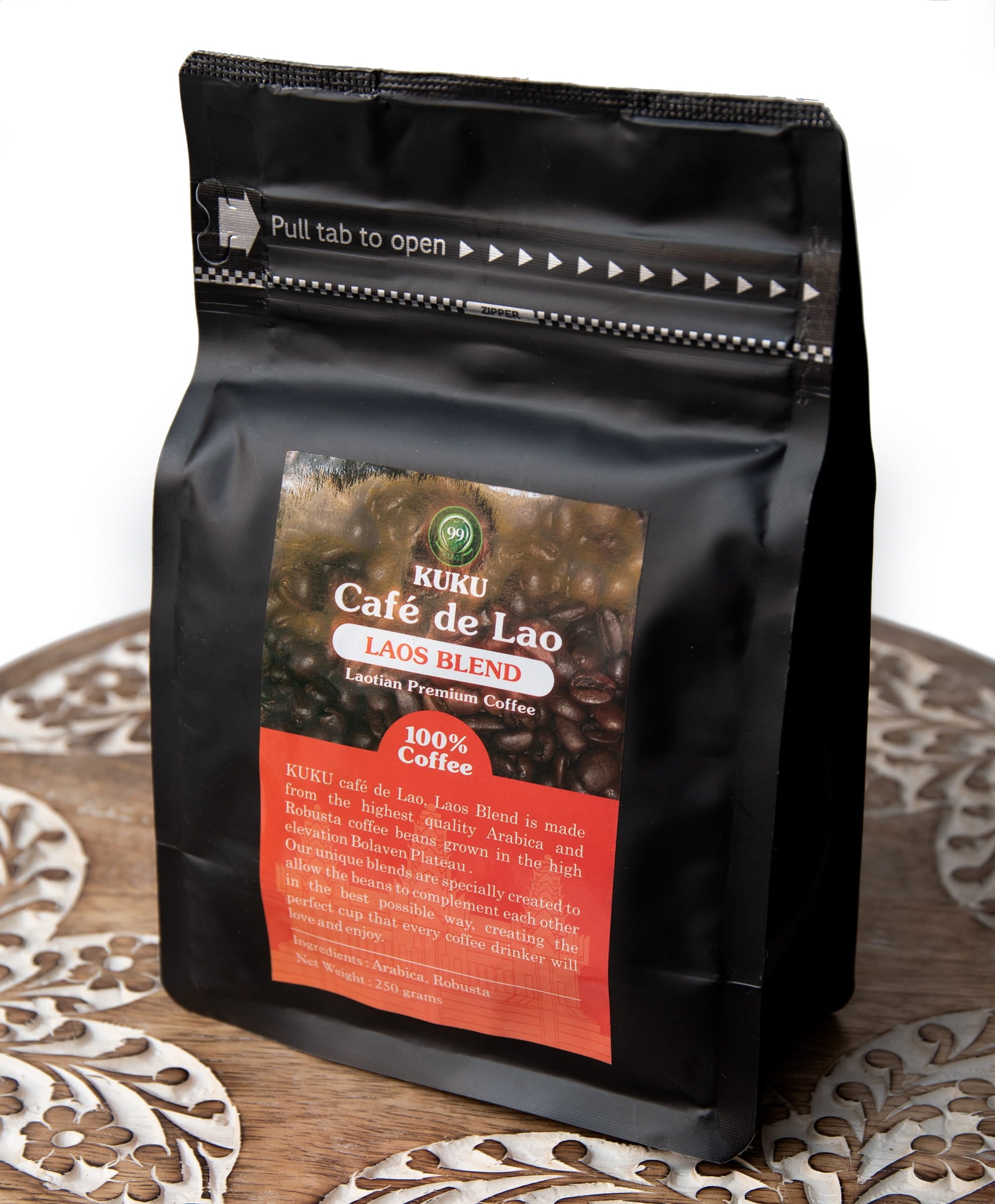 ラオス コーヒー 250g - Cafe de Lao 【KUKU】 の通販 - TIRAKITA.COM