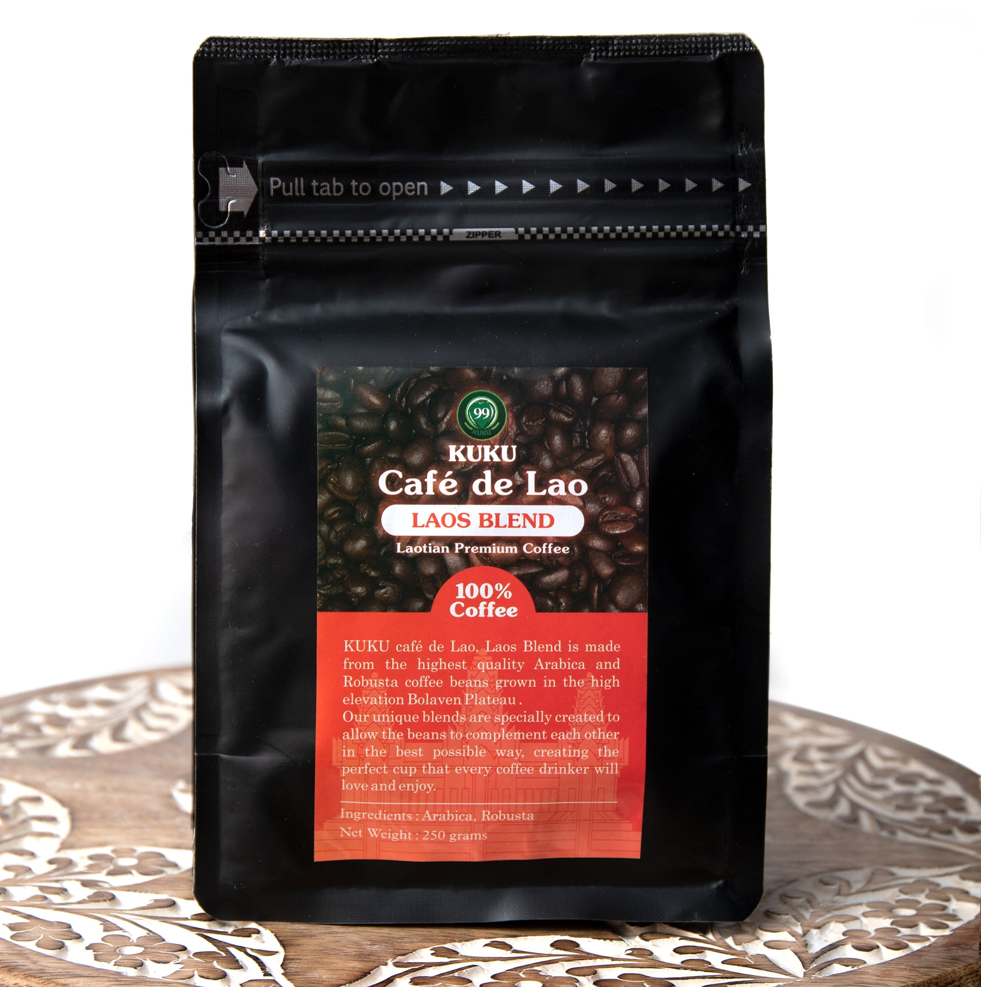 ラオス コーヒー 250g - Cafe de Lao 【KUKU】 の通販 - TIRAKITA.COM