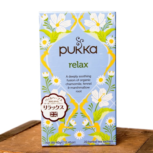 【PUKKA】 relax(ヴァータ) - オーガニックハーブティー(カフェインフリー)の写真