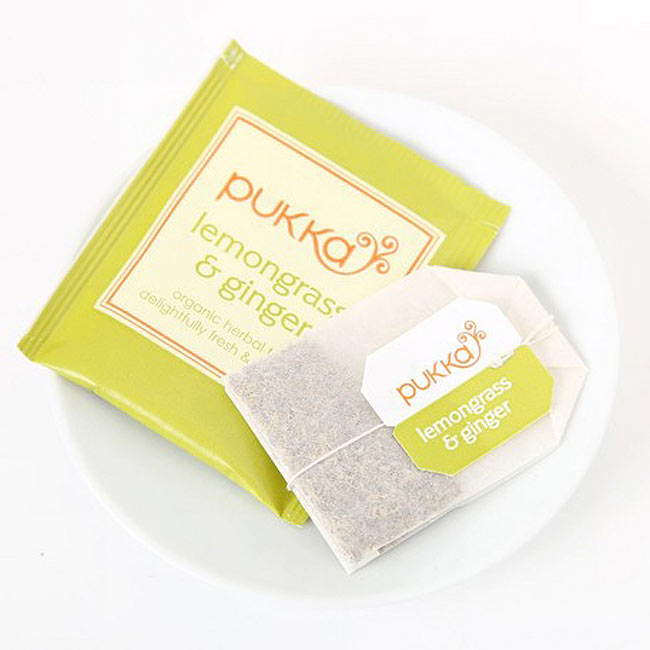 【PUKKA】 lemongrass & ginger - オーガニックハーブティー(カフェインフリー) 2 - しっかりした個包装で、一箱に20袋入っています。こちらのデザインとは違う場合がございます。その場合は、何卒ご了承下さい。