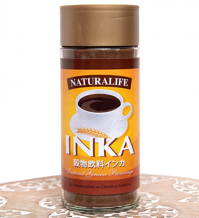 穀物 インカコーヒー - INKA 【Adamba】の写真1枚目です。穀物コーヒーインカです。なぜインカなのかはちょっと不明ですが、そのまま飲んでもお菓子作りなどにもお使いいただけます穀物コーヒー,インカ,ライ麦,大麦