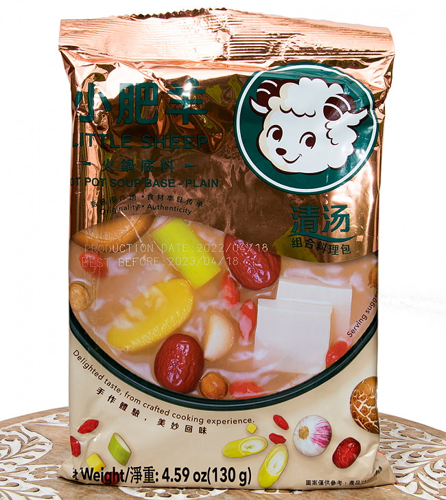 火鍋底料 清湯 - Hot Pot Base Plaon 【小肥羊】の写真モンゴル,火鍋,清湯,鍋の素、火鍋の素,モンゴル料理
