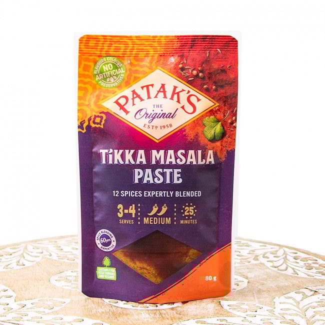 チキンティッカマサラカレーペースト【80g　パック】【PATAKS】の写真カレーペースト,ティッカマサラ