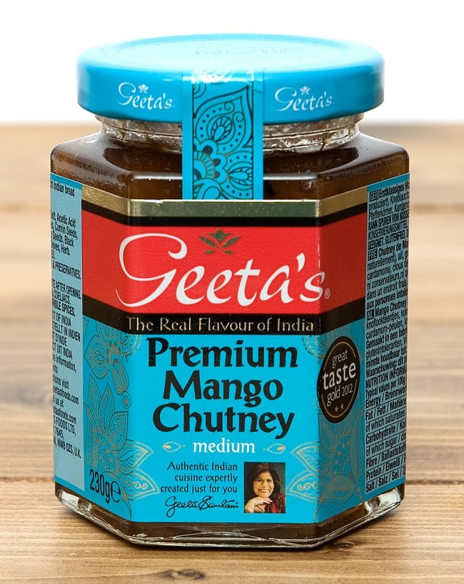 プレミアム マンゴーチャツネ - Premium Mango Chutney インドカレーの素 【GeetasFood】の写真インド,カレー,マンゴー,チャツネ,マサラ,スパイス