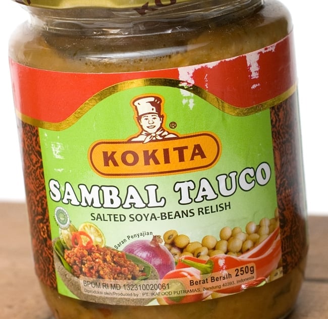 インドネシア料理 サンバル・タオチオ - SAMBAL TAUCO 【KOKITA】 2 - ラベルの拡大です