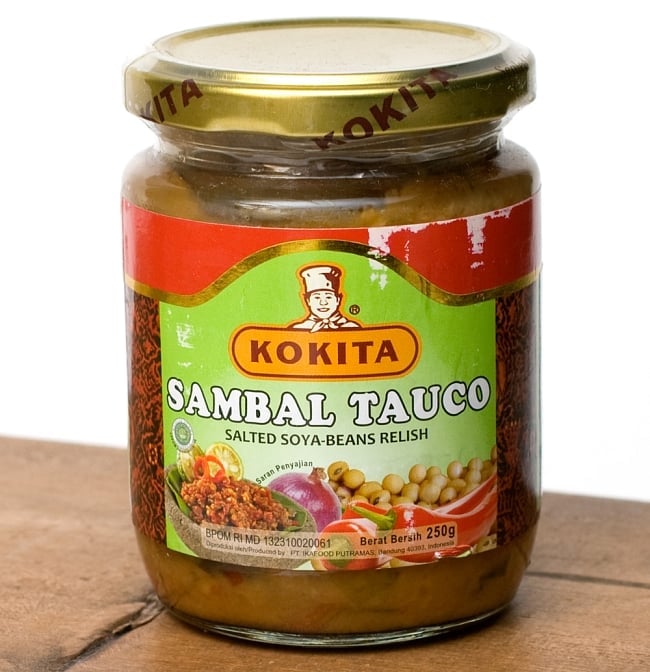 インドネシア料理 サンバル・タオチオ - SAMBAL TAUCO 【KOKITA】の写真1枚目です。ボトルの全体写真ですKOKITA,インドネシア料理,インドネシア,サンバル