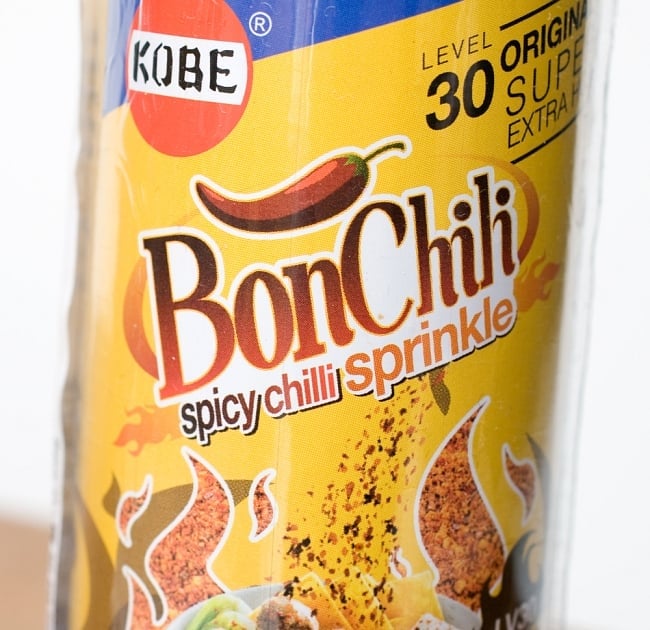 【KOBE】ボンチリ インドネシアチリフレーク　レベル30　うま辛！！　 2 - ラベルの拡大です
