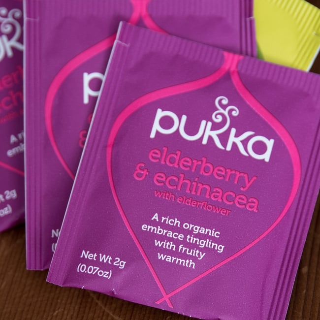 【PUKKA】 オーガニックハーブティー【4種類入り】ハーバルコレクション 7 - elderberry and echinacea