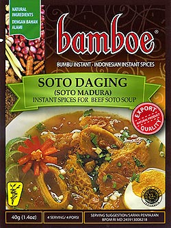 【bamboe】インドネシア料理 - ジャワ風スープの素　SOTO MADURA (FD-LOJ-69)