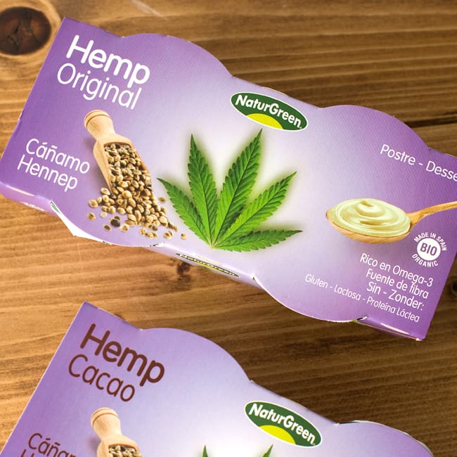 有機 ヘンプ デザート ナチュラル味 - Hemp Dessert Original 【Natur Green】の写真
