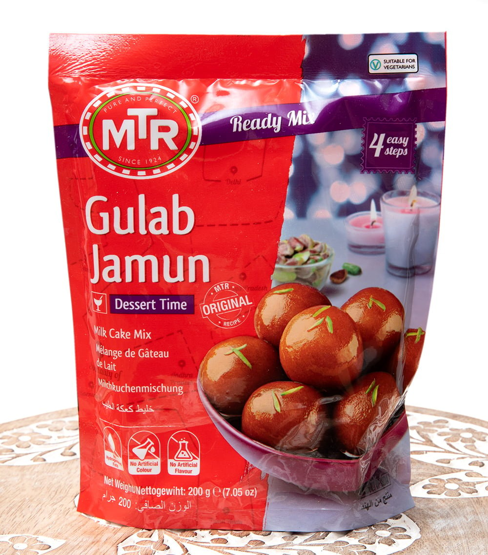 インドお菓子 グラム ジャムの素 -Gulab Jamun Mix 【MTR】 の通販