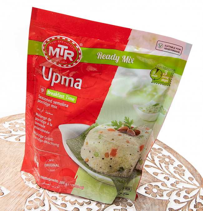 インドの軽食 ウプマの素 -UPMA Mix 【MTR】 2 - 斜めから撮影しました
