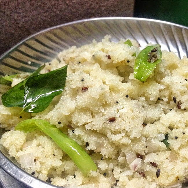 インドの軽食 ウプマの素 -UPMA Mix 【MTR】 5 - ウプマとはこんな感じの南インド料理です。