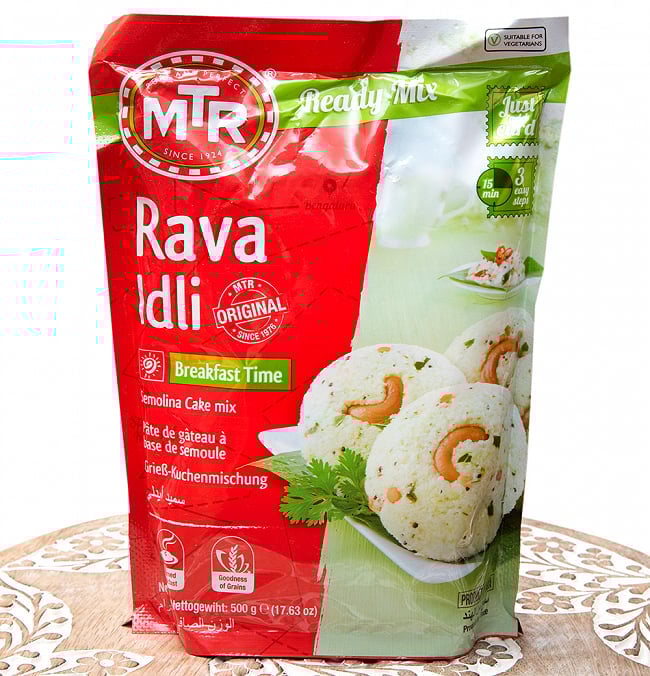 インドの軽食 ラヴァ イドリーの素 -RAVA IDLI Mix 【MTR】の写真